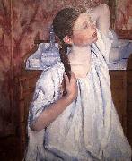 Mary Cassatt Girl Arranging Her Hair oil painting